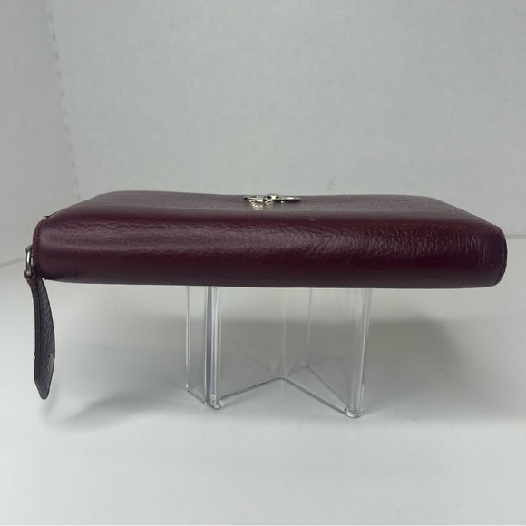 ♥️Vivienne Westwood SAFFIANO Leather Long ZIP ROUND WALLET |PRELOVED!!!🪐 - Picture 11 of 14